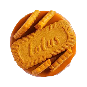 OnyCheese Lotus Biscoff dilihat dari atas